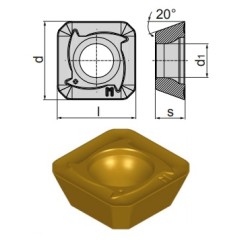 Inserti SEKT 1204 AFEN-MM BCM35M
