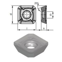 Inserti SEHT 1204 AFFN-ALC BCN10M