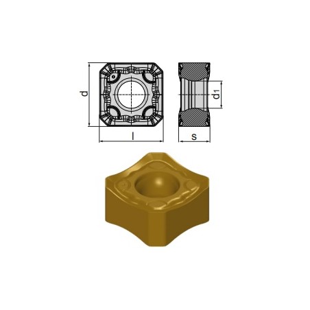 Inserti SNMX 1206 ANSN-MM BCM35M