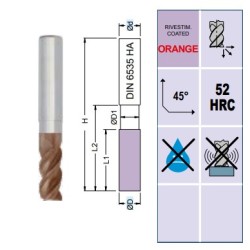 Fresa SM3415 TI MD Z3 Ø 3 - 20