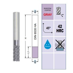 Fresa SM6402 MD Z6-8 Ø 4 - 20