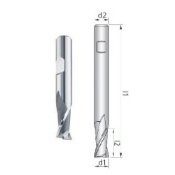 Fresa A3 Z2 HSS-E Co8