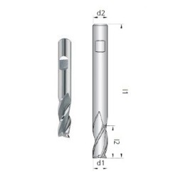 Fresa B2 Z3 HSS-E Co8