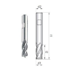 Fresa G2 Z4 HSS-E Co8
