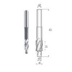 Fresa S2 Z4 HSS-E Co5