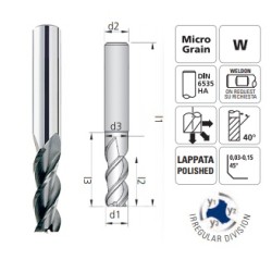 Fresa CBRA3 Z3 Ø 3 - 16