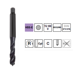 Maschio foro cieco HSS-E M2 - M20