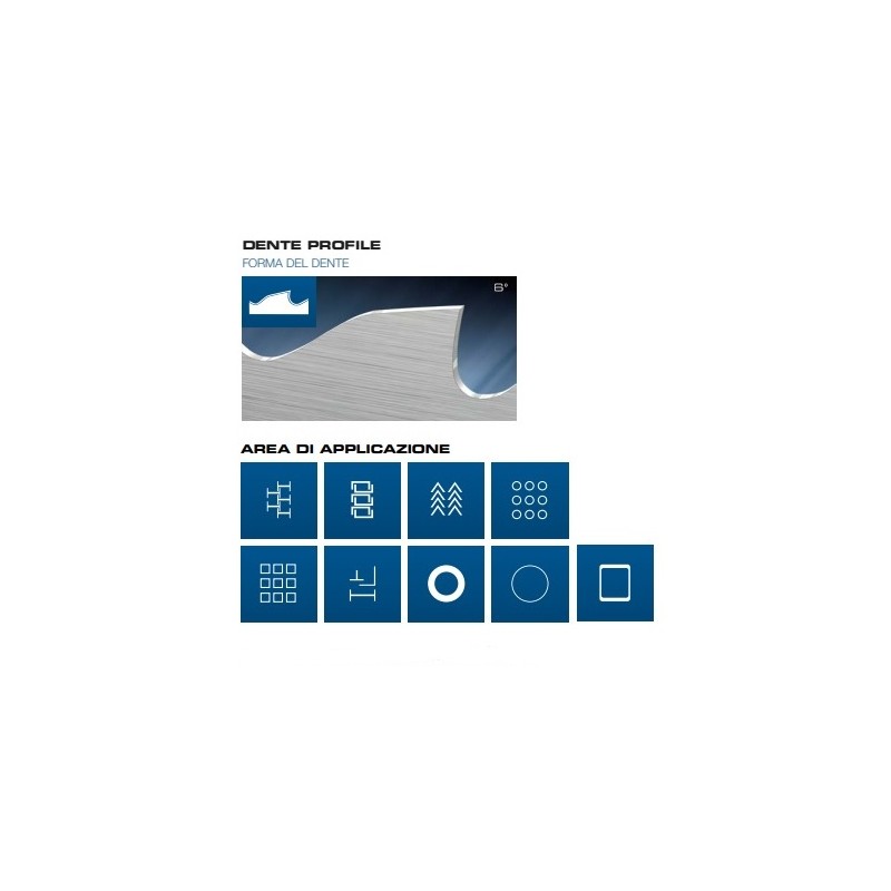 Lame 2450x27x0,9 5/7 M42 PROFILE
